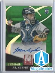 2014 Panini Elite BB #63 J.R. MURPHY RC Turn of the Century Auto SP